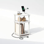 Furinno JUST Night Stand, 3-Tier Turn-N-Tube Nightstand - Image 5
