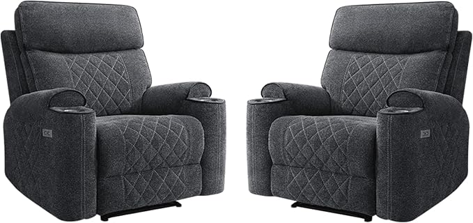 HAOMARKETS Power Recliner Chair Set of 2 - Image 8
