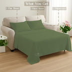 Sleeper Sofa Bed Sheet, 100% Cotton 400 Thread Count, 4 Piece Set, Deep Pocket - Image 9