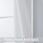 Yakamok Room Darkening Curtains 52x90 inch Greyish White-Living Room | 2 panels - Image 5
