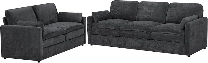 2 Pieces Chenille Sofa Set - Image 8
