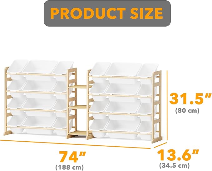 SpaceAid Large Toy Storage Organizer - Image 2