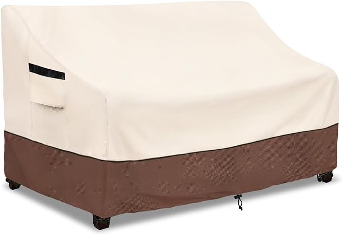 Patio 3-Seater Sofa Cover, Outdoor Couch Cover Fits up to 76W x 32.5D x 33H by LSongSKY