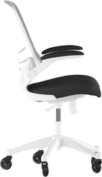 Flash Furniture Kelista Mid-Back Black Mesh Swivel Ergonomic Task Office Chair - Image 8