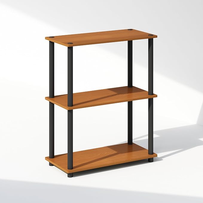 Furinno Turn-N-Tube Book Shelf, 3-Tier Bookshelf, Bookcase - Image 4