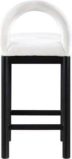 Meridian Furniture 11035Cream-C Conrad Collection Art Deco Counter Stool - Image 6