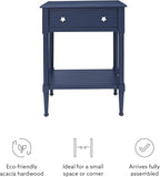 Linon Raleigh Navy Accent Table - Image 15