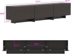 AIEGLE 71.7" W TV Stand with 3 Flip-Down Drawers, Modern Entertainment Center - Image 2