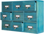 9 Drawers Library Card Catalog Cabinet by PACKGILO