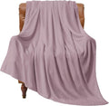 BEDELITE Fleece Blanket Soft Plush Twin Size Blanket Dusky Violet 60"x80" | by BEDELITE