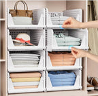 4 Pack Stackable Closet Storage Basket - Image 6