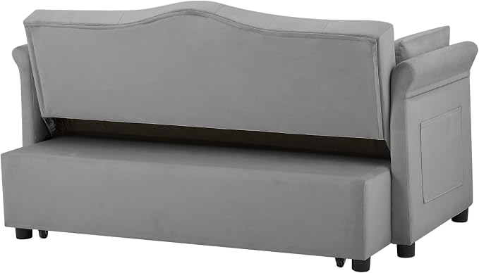 Auvsoce 57'' Convertible Sleeper Sofa Bed - Image 7