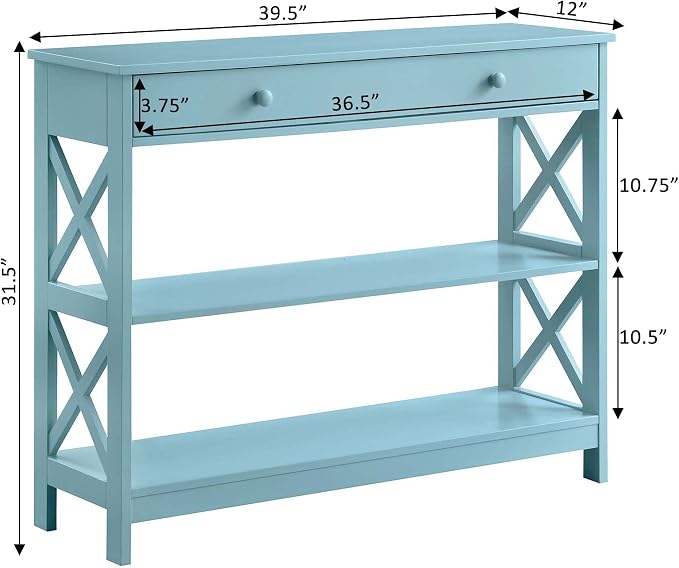 Convenience Concepts Oxford 1-Drawer Console Table 39.5" - Image 3