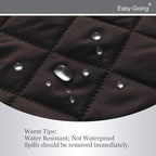 Easy-Going Reversible Couch Cover, 3 Cushion Sofa, Chocolate/Beige | Machine - Image 4