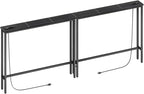 ELYKEN 2 Pack 5.9" Narrow Console Sofa Table by ELYKEN