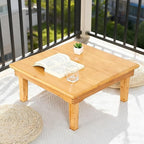 Folding Table, Japanese-Style Household Square Bamboo Tables, Computer Table - Image 6