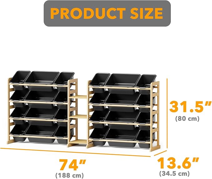 SpaceAid Large Toy Storage Organizer - Image 2