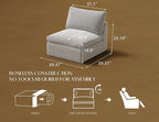 ohllob Middle Back for Cloud Sectional Couches Living Room - Image 2