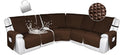 HDCAXKJ 100% Waterproof Reclining Sectional Couch Covers L Shape Recliner Sofa by HDCAXKJ