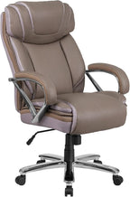Flash Furniture HERCULES Series Big & Tall 500 lb. Rated Taupe LeatherSoft by FlashFurniture