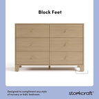Storkcraft California 6 Drawer Double Dresser – GREENGUARD Gold Certified - Image 5