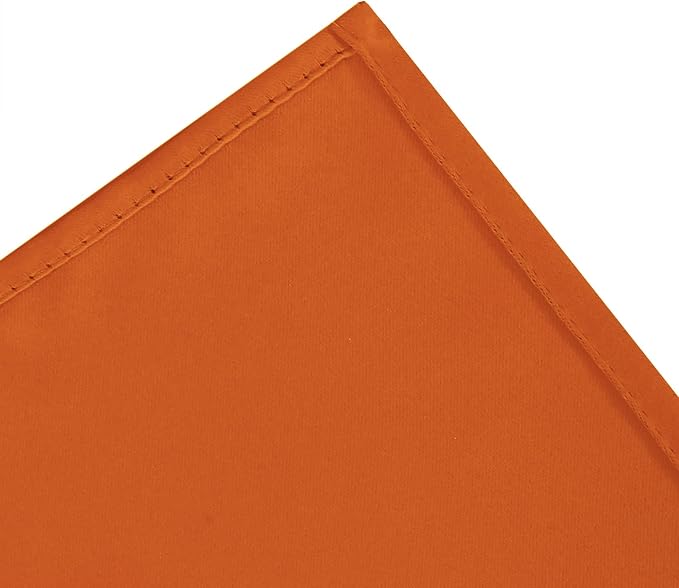 Blackout Curtains 52 x 90 Inch Long Orange Curtains Set of 2 Panels Room - Image 7