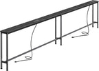 SUPERJARE 110.2 Inch Sofa Table by SUPERJARE