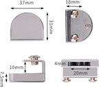 2Pcs Glass Cabinet Lock with Keys, Display Case Lock - Image 6
