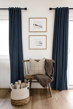 Linen Textured Total Blackout Curtains - Image 6