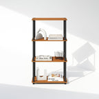 Furinno Turn-N-Tube Book Shelf, 4-Tier Bookshelf, Bookcase - Image 7
