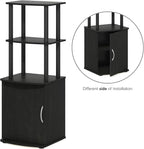 Furinno Turn-N-Tube Tall TV Entertainment Side Table Display Rack - Image 6