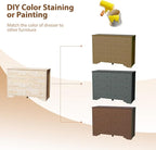 VINGLI 6 Drawer Dresser with Unfinished Solid Wood - Image 6