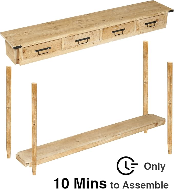 RUSTOWN Farmhouse Console Table - Image 8