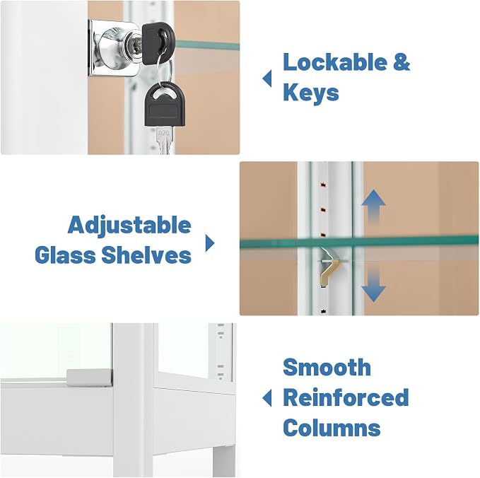 5-Tier Glass Display Cabinet - Image 5