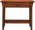 Leick Home Mission Console Table, Solid Wood, 1 Storage Drawer, Bottom Display by LeickFurniture