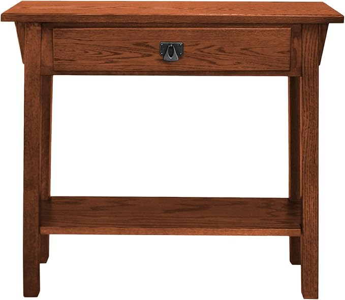 Leick Home Mission Console Table, Solid Wood, 1 Storage Drawer, Bottom Display by LeickFurniture