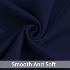 Yakamok Room Darkening Curtains 52x90 inch Length Navy Blue-Living Room | 2 - Image 5