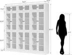 TUSY 85.5" Modern Tall Bookcase - Image 2