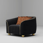 1-Piece Luxury Velvet Sofa Set for Living Room, Elegant Design Couch Set by yunqishiHOME