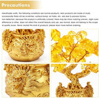 Feng Shui Citrine/Yellow Crytal Money Tree Bonsai with Chinese Decoration for Luck and Wealth - Image 4