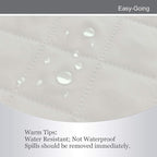 Easy-Going Reversible Couch Cover, 2 Cushion Sofa, Ivory/Ivory | Oversized - Image 5