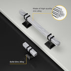 Rergy Cabinet Handles Marble Drawer Pulls and Knobs, T-Bar Hardware - Image 4