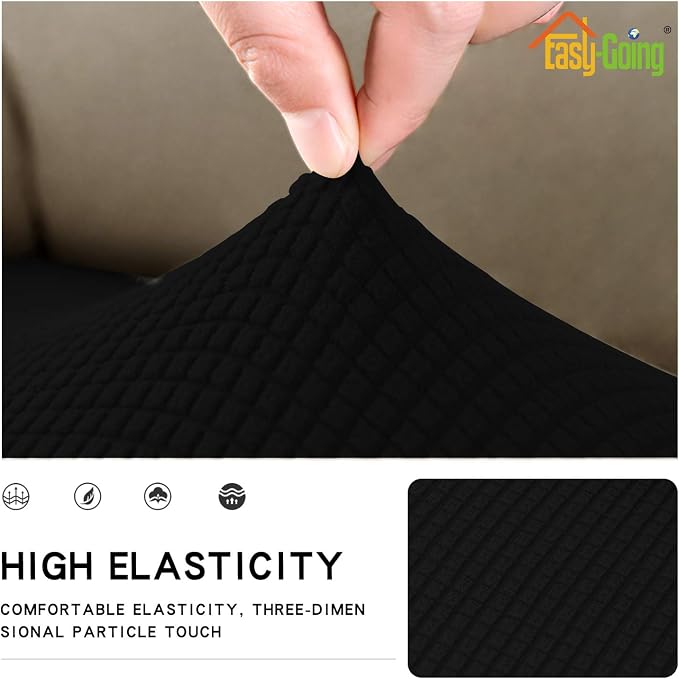 Easy-Going Stretch 1 Piece Couch Cushion Cover - Image 4