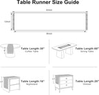 FEXIA Boho Table Runner for Hoilday Spring Home Decor - Image 2