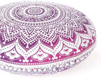 Mandala Floor Pillow Cover Meditation Cushion Seating Throw Hippie Round - Image 6