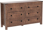 T4TREAM Farmhouse 6 Drawers Dresser - Image 4
