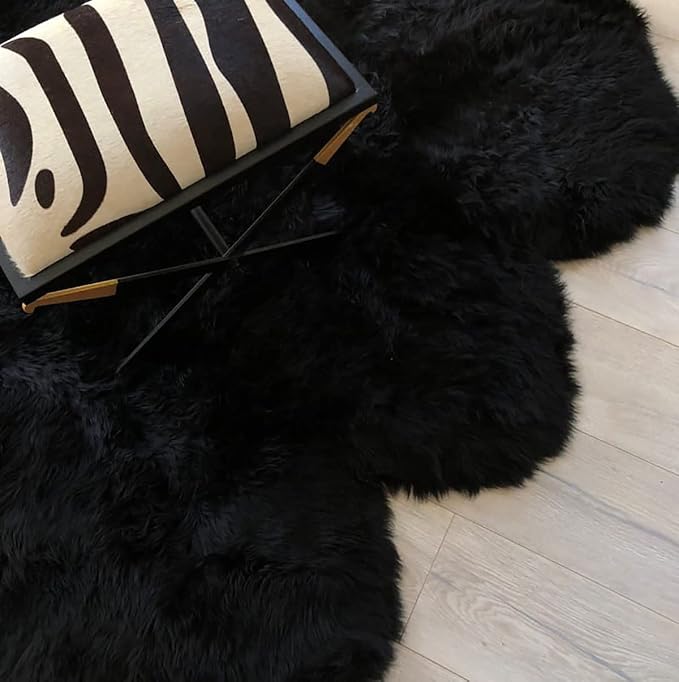 HUAHOO Premium Genuine Sheepskin Rug Real Australia Sheepskin Natural Luxury - Image 7