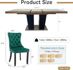 Henf 7 Pieces Extendable Dining Table Set - Image 7