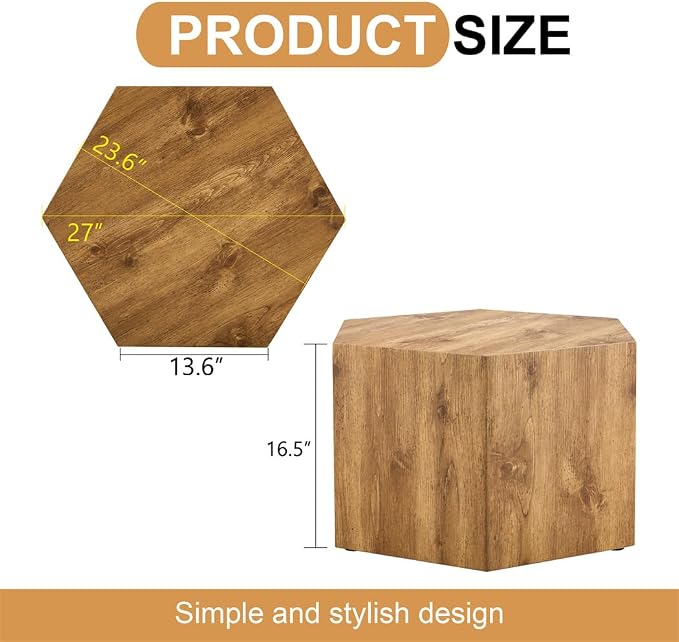 Side Table, End Table Living Room Table, Modern Side Table Sofa Couch Table - Image 2