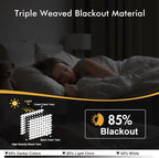 MIULEE Blackout Curtains for Bedroom 2 Panels 40 x 84 Inch Long Yellow | - Image 2